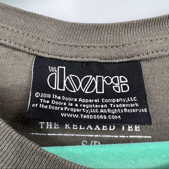 The Doors Women's T-Shirt Waiting For The Sun Jim Morrison Official Gray - Picture 6 of 7